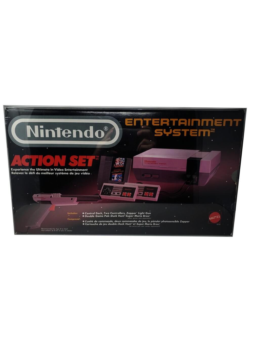 Nintendo Entertainment System Control Deck Action Set In Box